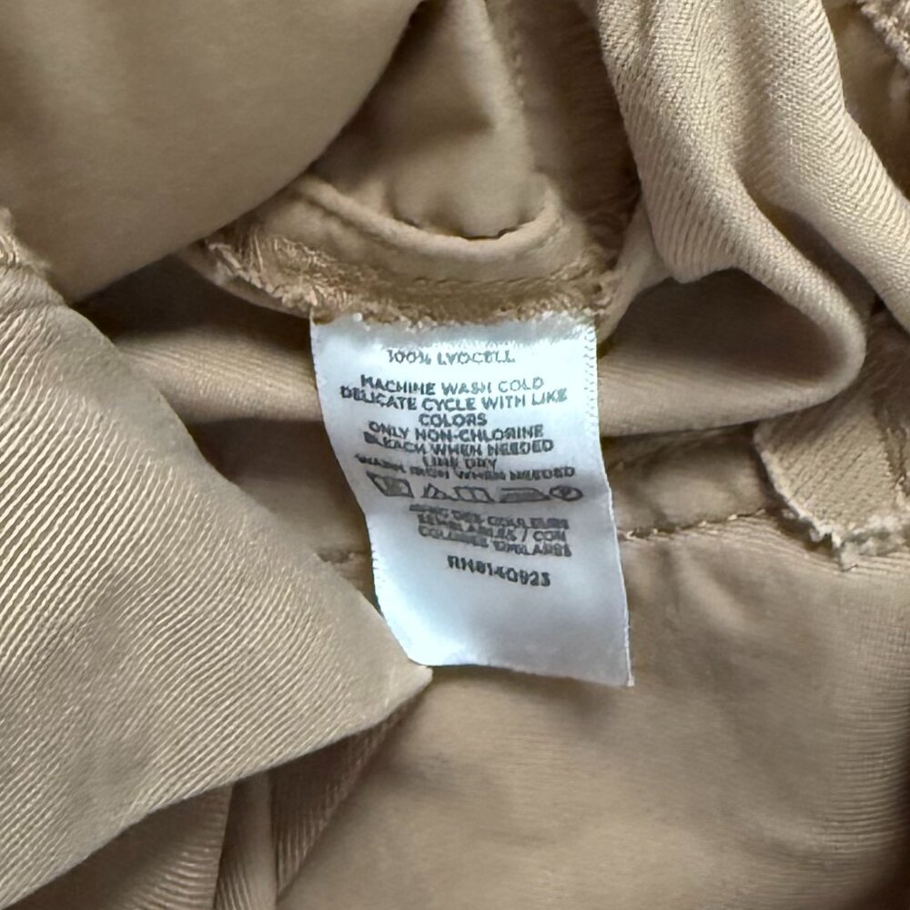 LOFT Size 6 Emory Paperbag Pocket Beige Skirt - Picture 2 of 4